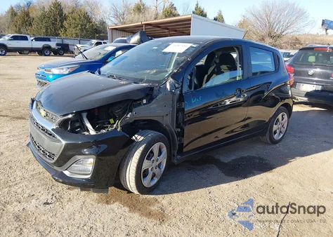 2022 Chevrolet Spark Fwd Ls Automatic из США, поврежденный, VIN KL8CB6SAXNC019587